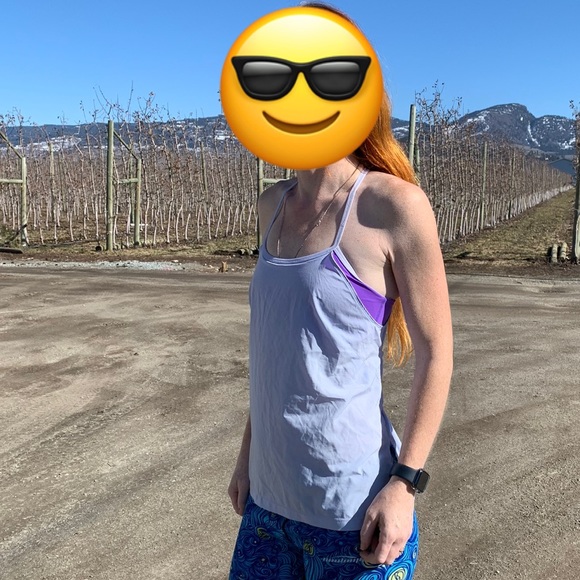 •Donated to Fire Evacuees• Super cute lululemon tank Sz 2 - Picture 8 of 13